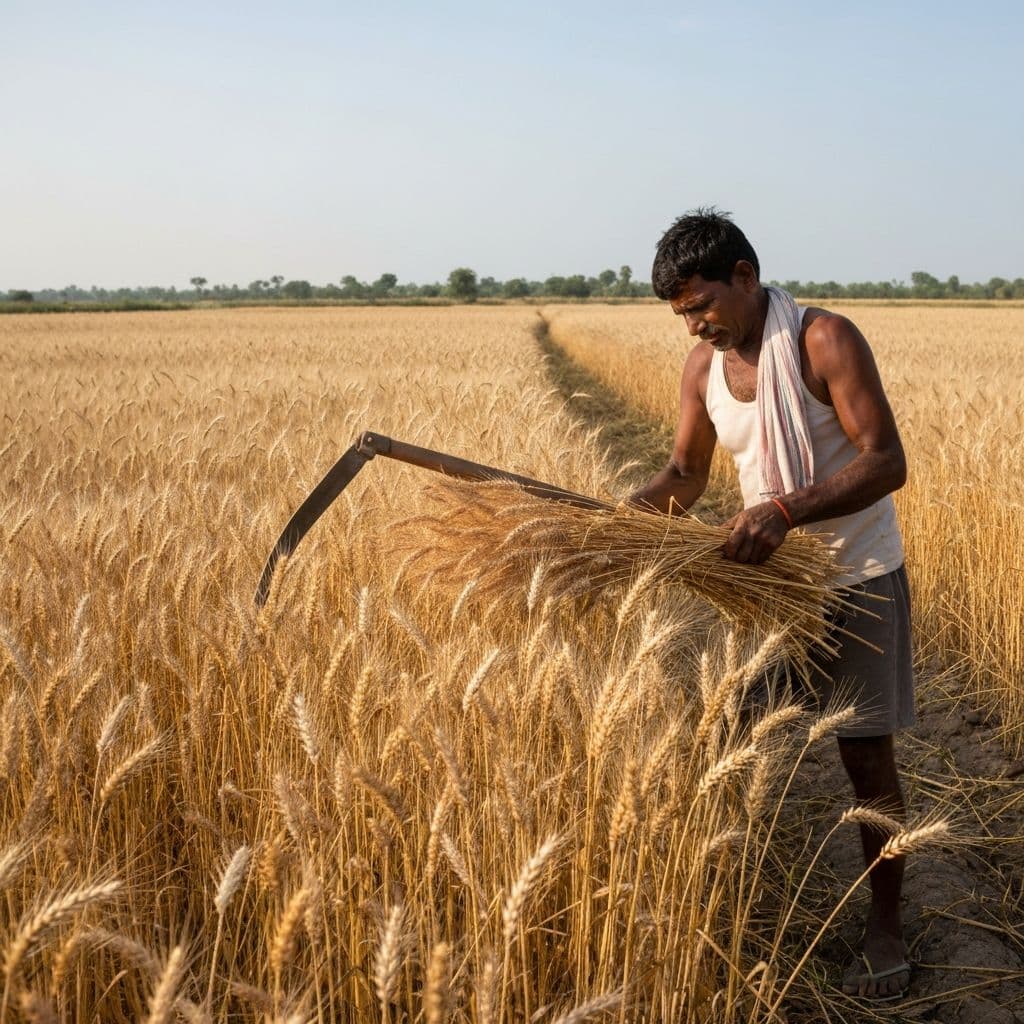 Harvest in progress